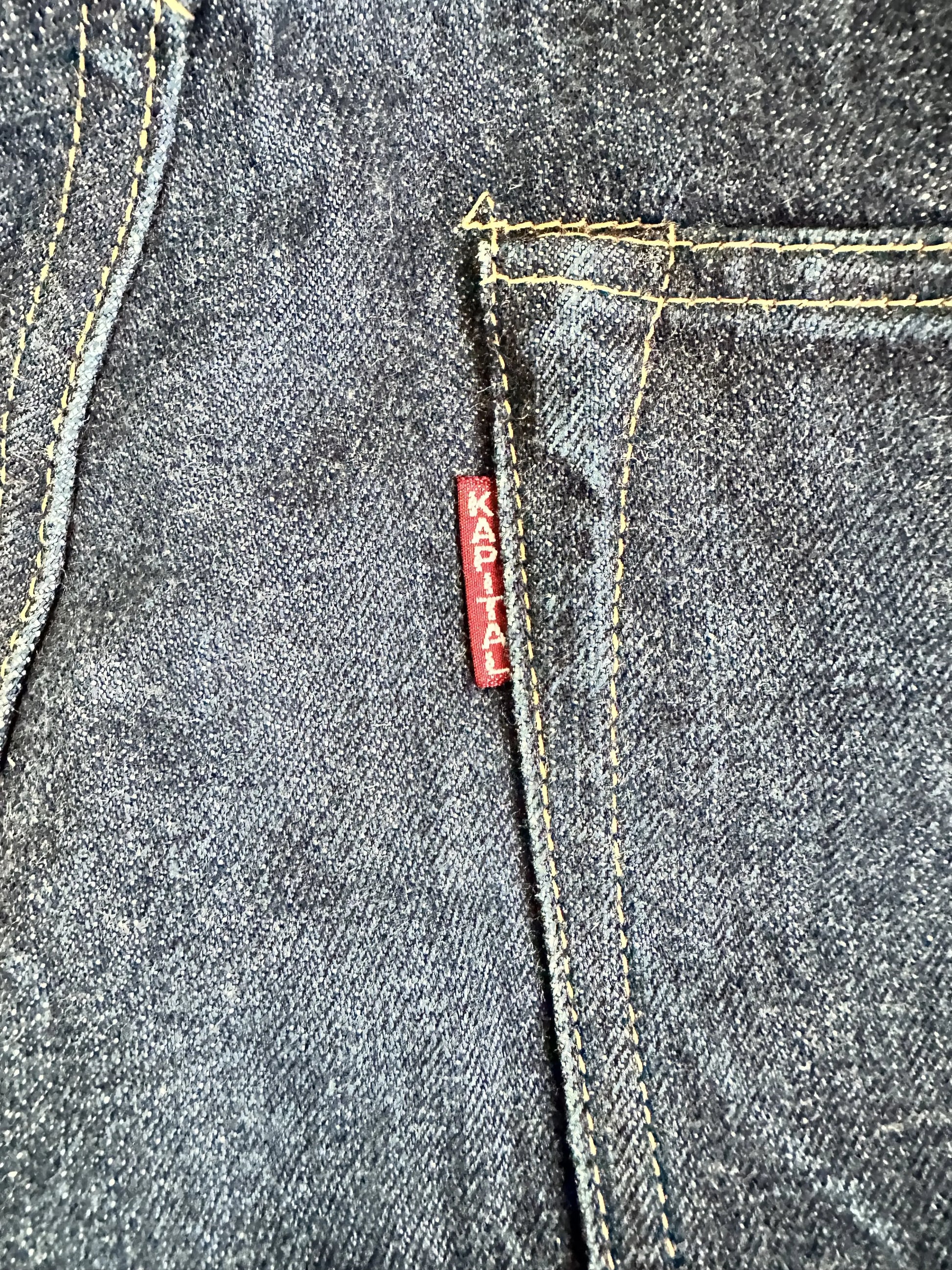 Kapital - KAPITAL Selvedge Denim Pants Button Fly Indigo Size 30 M