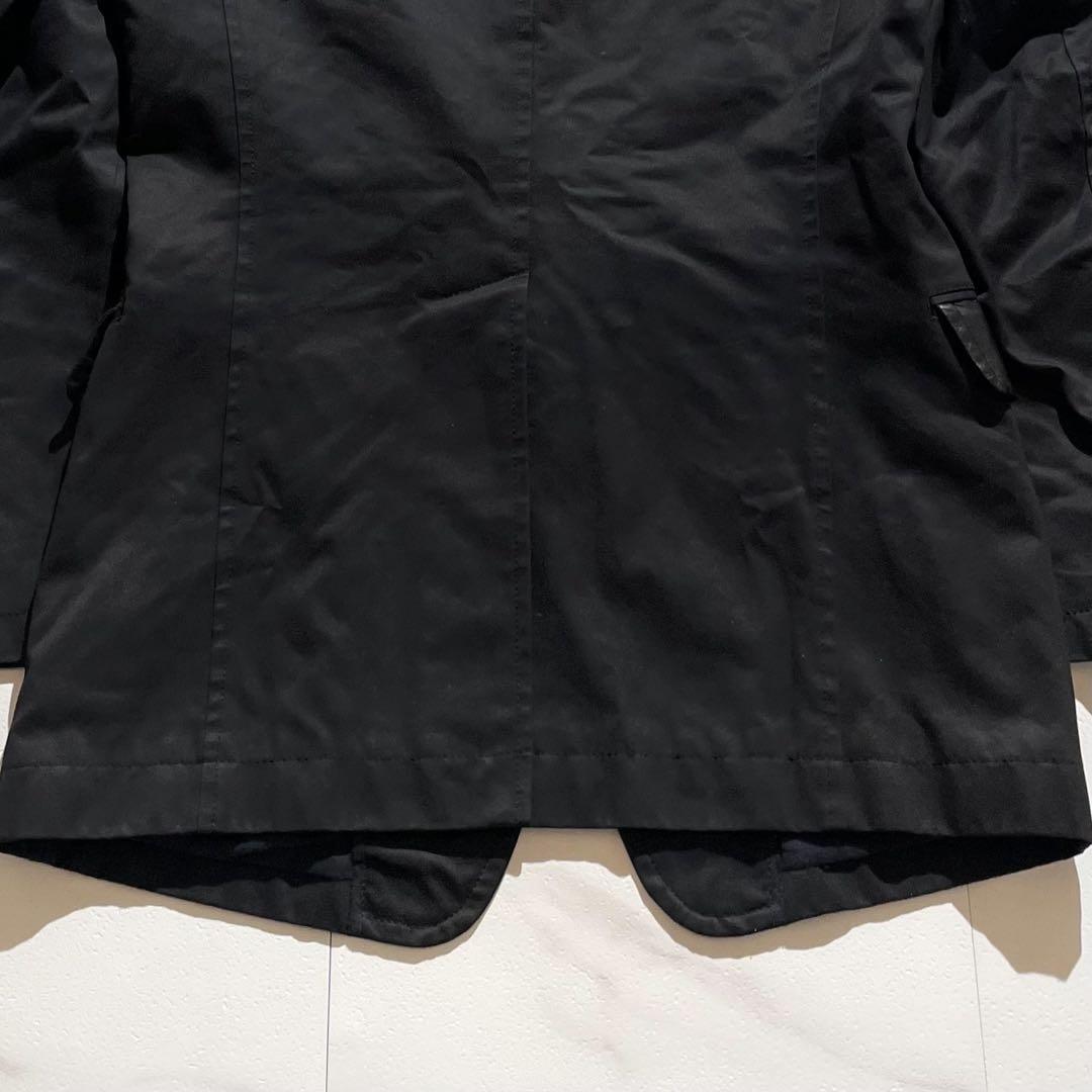 Vintage Yohji Yamamoto Outwear - Y's for men Leather Jacket Cotton Black Size M - Authentic Archive