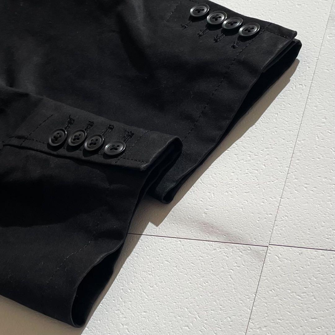 Vintage Yohji Yamamoto Outwear - Y's for men Leather Jacket Cotton Black Size M - Authentic Archive