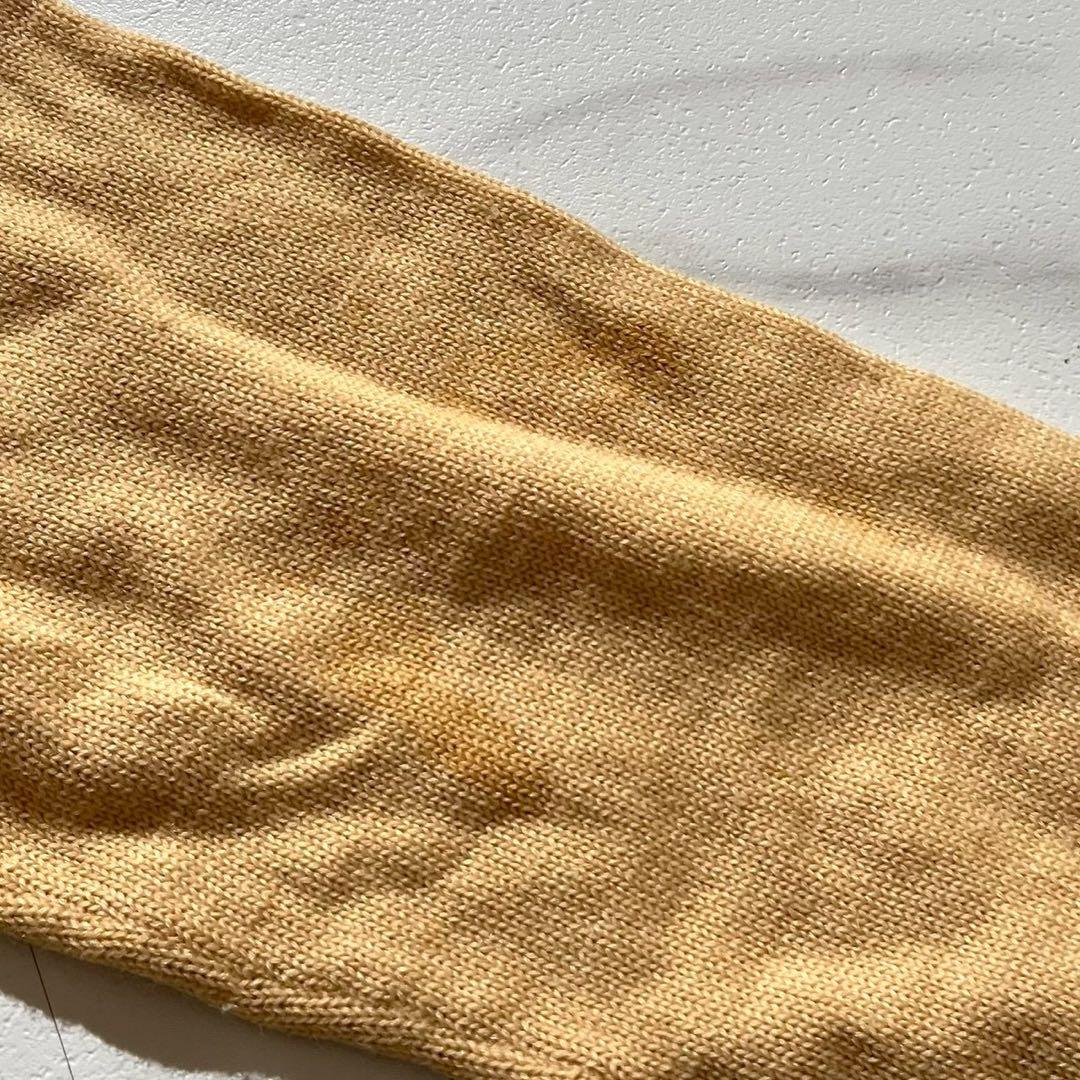 Vintage Yohji Yamamoto Tops - Yohji Yamamoto POUR HOMME 80s Long Sleeve Knit Yellow Size L - Authentic Archive
