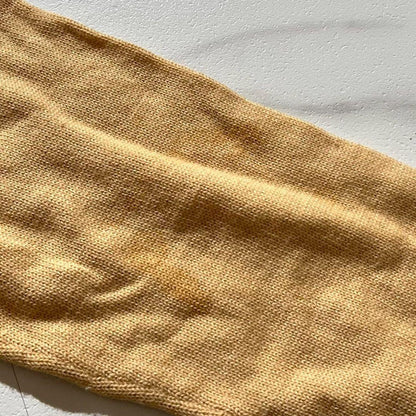 Vintage Yohji Yamamoto Tops - Yohji Yamamoto POUR HOMME 80s Long Sleeve Knit Yellow Size L - Authentic Archive