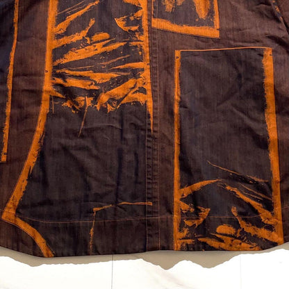 Vintage Issey Miyake Outwear - ISSEY MIYAKE MEN 20AW Denim Long Coat Orange Brown Size L - Authentic Archive