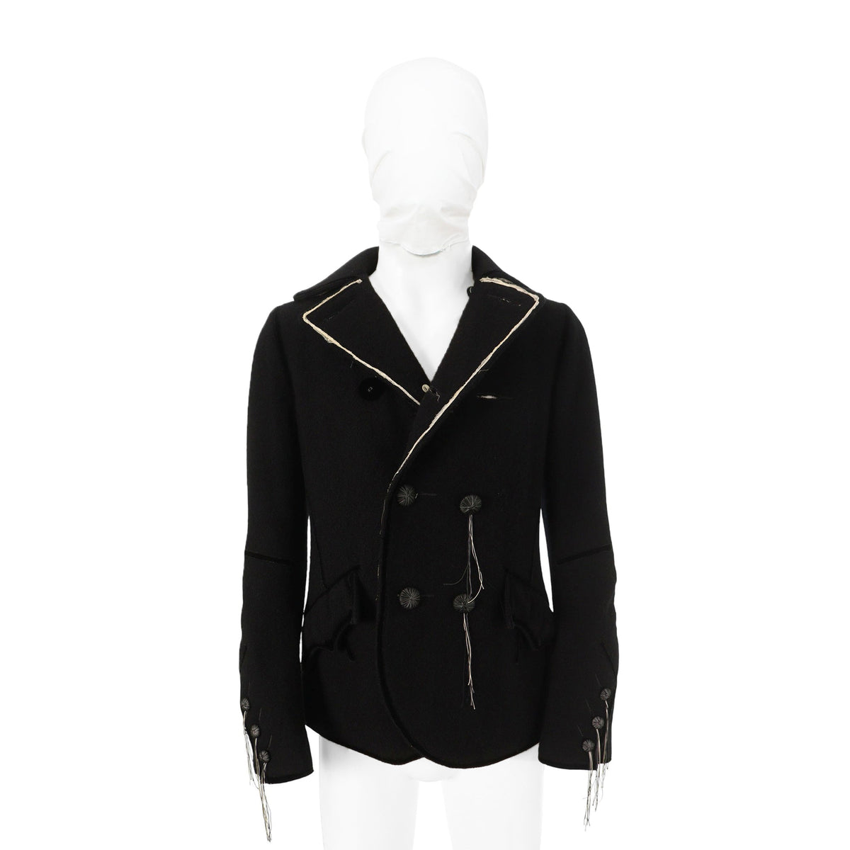 NUMBER (N)INE 2009 AW Wool Coat Black Size 2