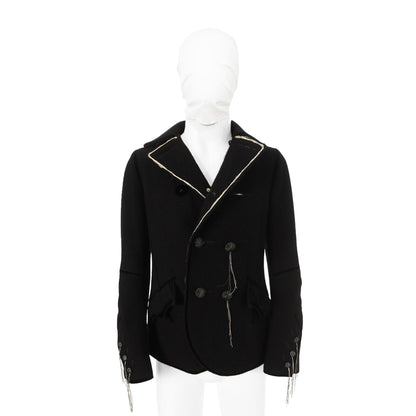 NUMBER (N)INE 2009 AW Wool Coat Black Size 2