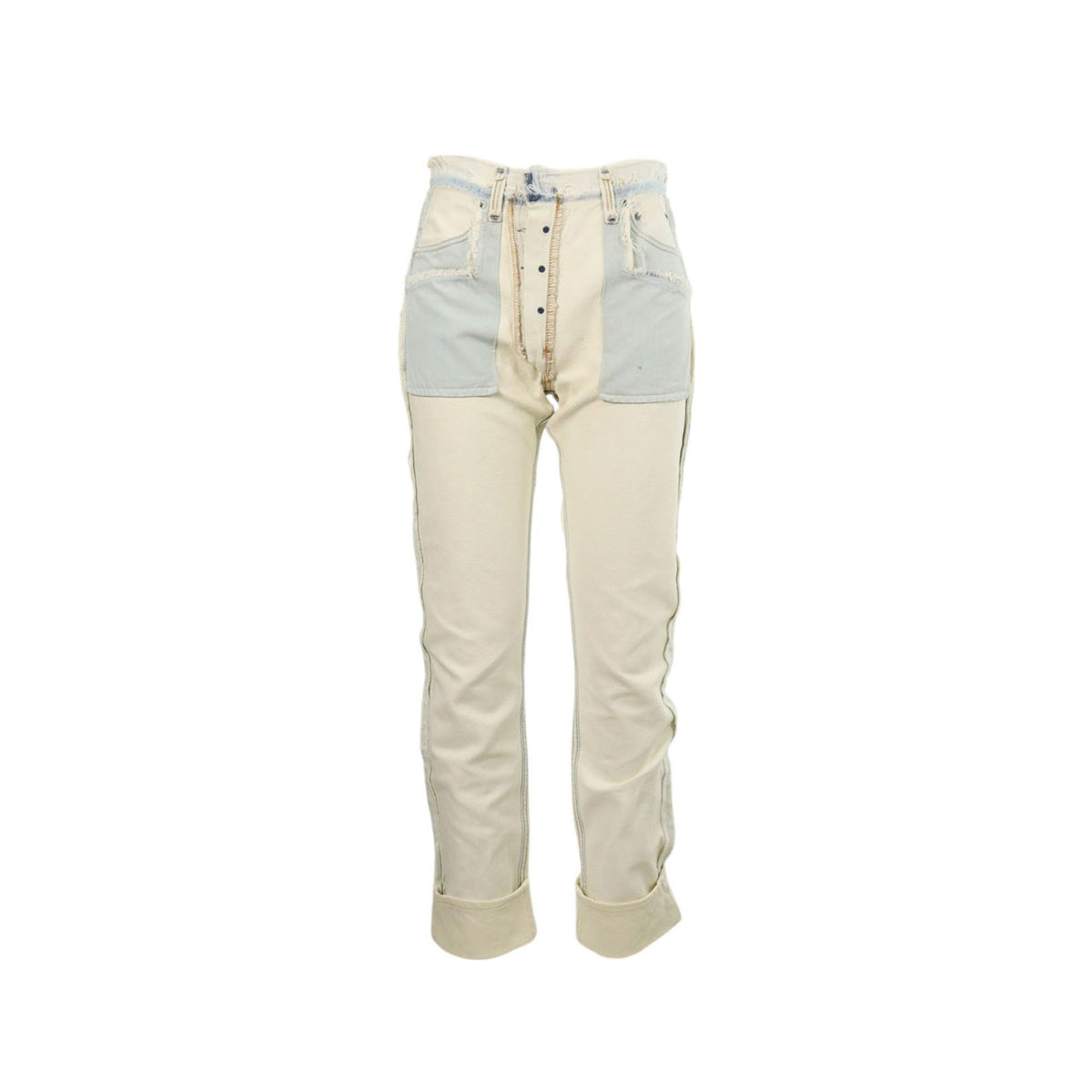Maison Martin Margiela ⓪ Cotton Denim White Indigo Size 2