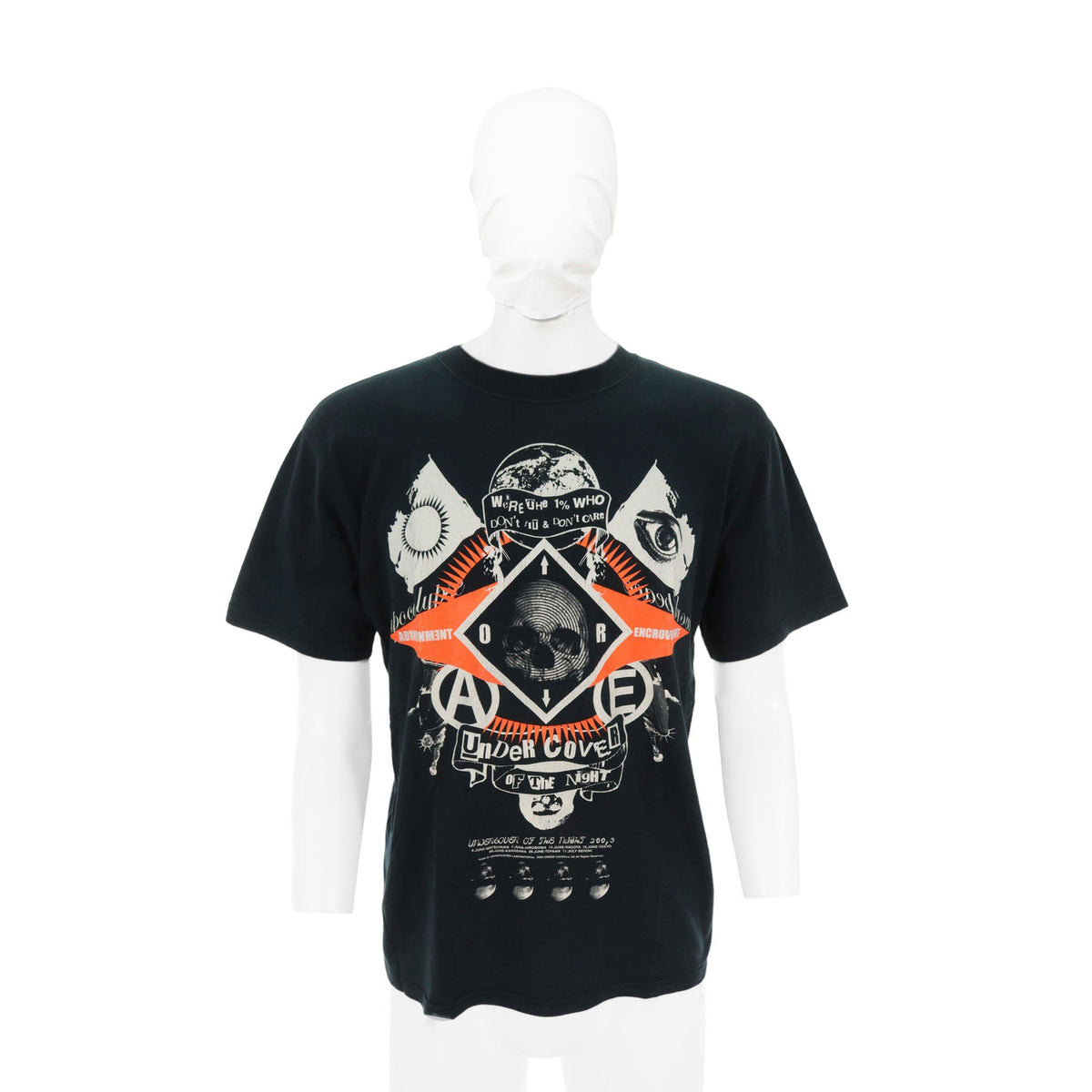 UNDERCOVER 2003 S/S Cotton T-Shirt Black Size M