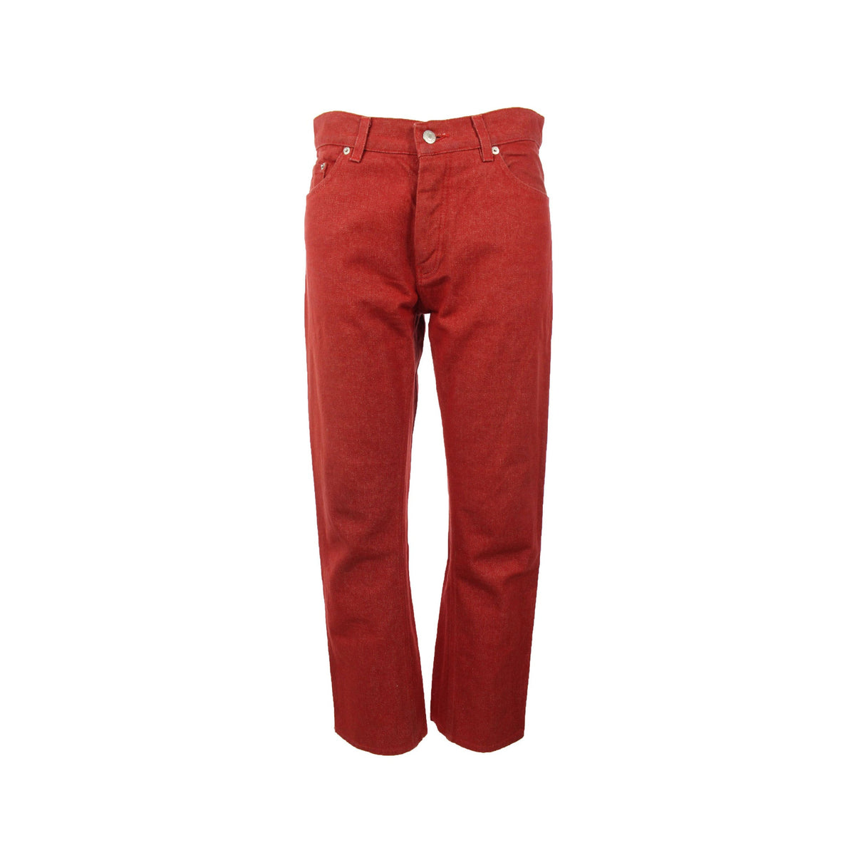 HELMUT LANG 1998 Red Denim Jeans Size 31 Inch