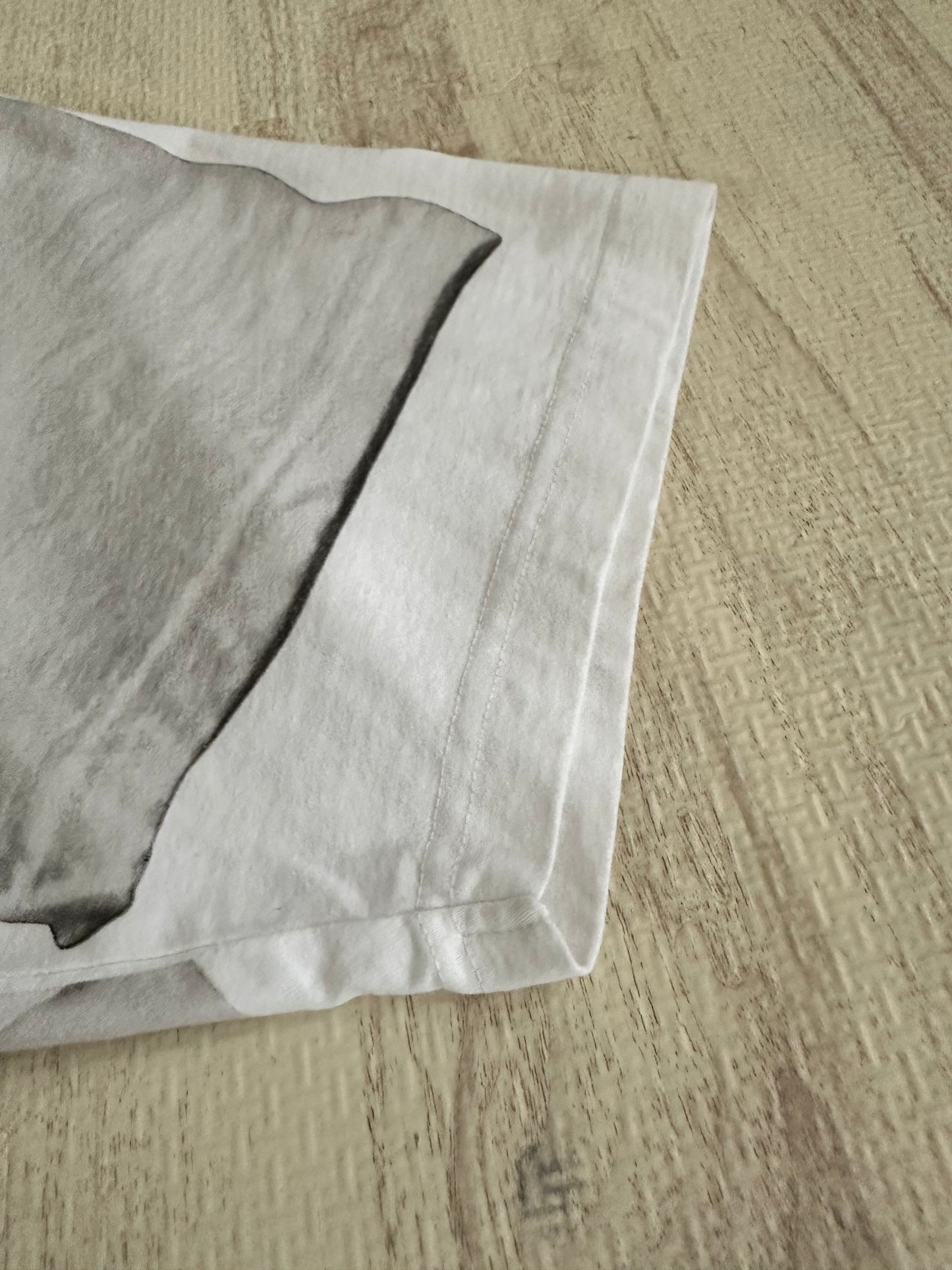 Supreme - Supreme x MM6 Maison Margiela Box Logo Shot Sleeve T-shirt White Size L