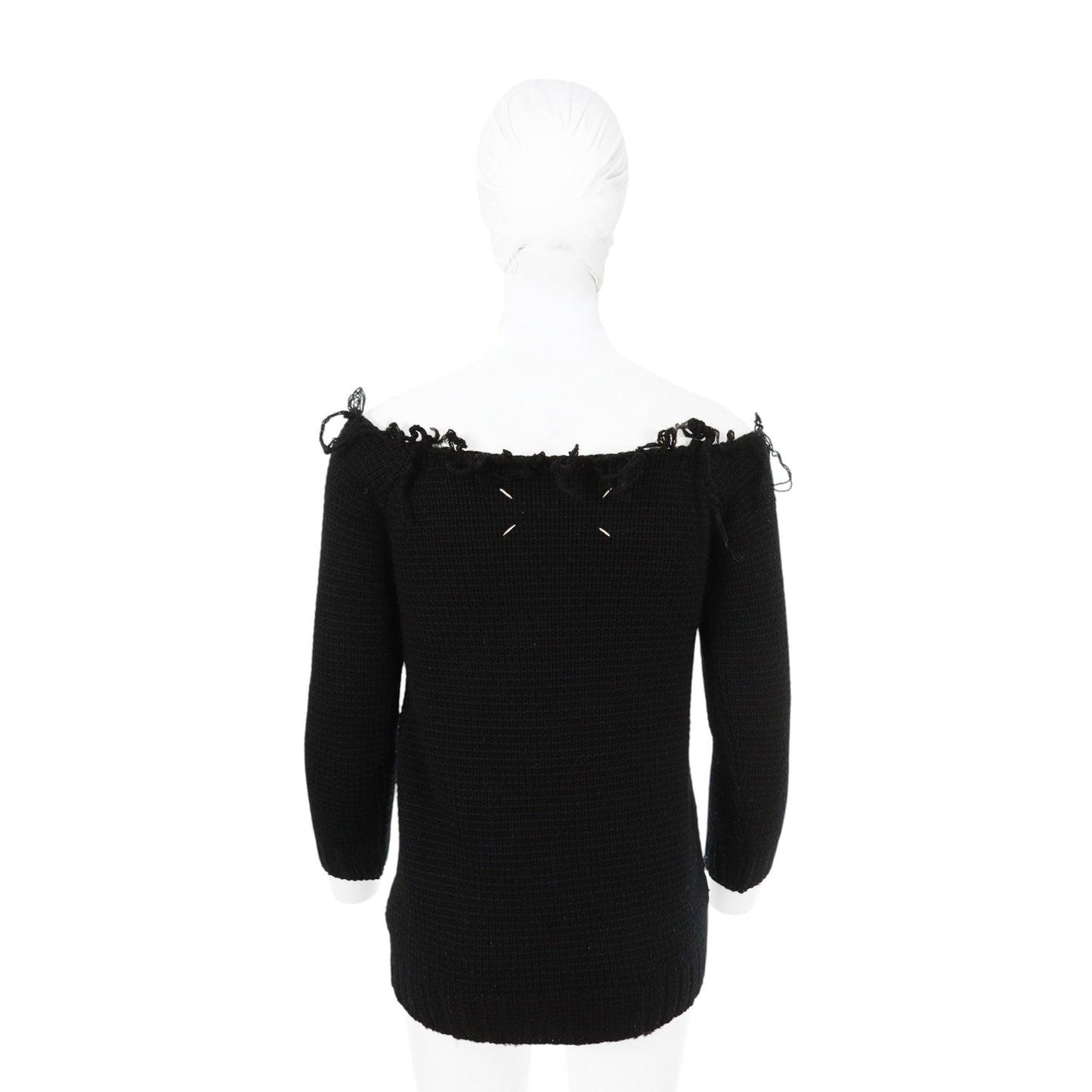 Maison Martin Margiela 2001 A/W Black Wool Sweater Size S