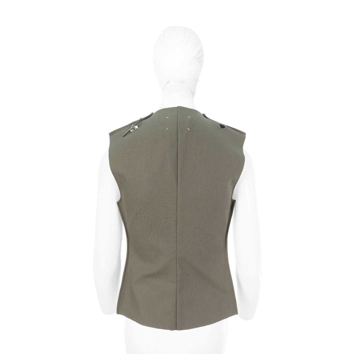 Maison Martin Margiela 1998 S/S Cotton Vest Khaki Size 40