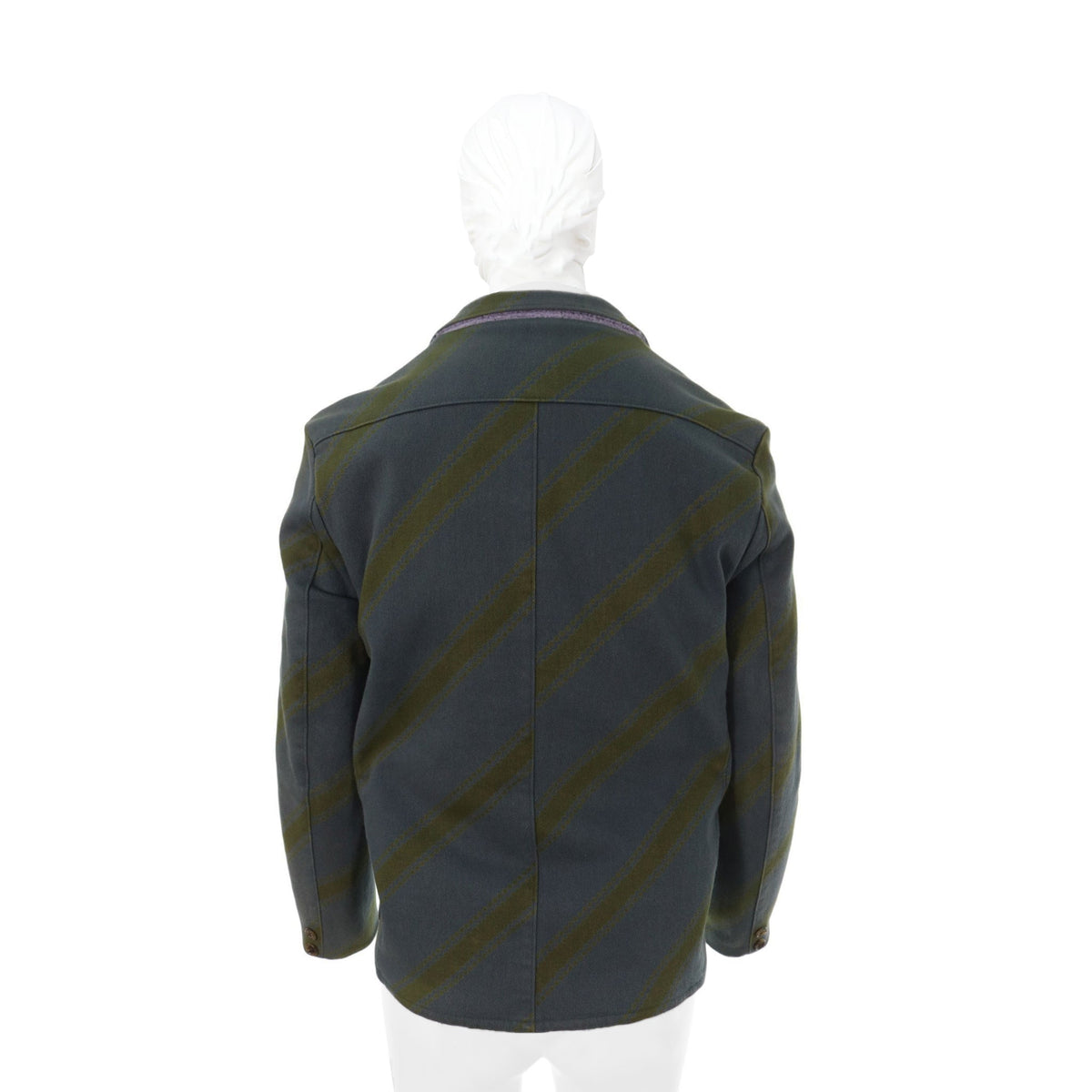 UNDERCOVER 2001 A/W Cotton Blend Coat Olive/Purple Size S