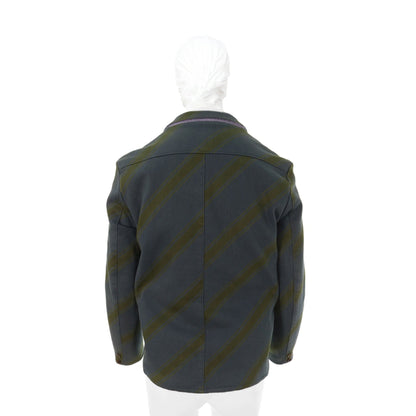 UNDERCOVER 2001 A/W Cotton Blend Coat Olive/Purple Size S