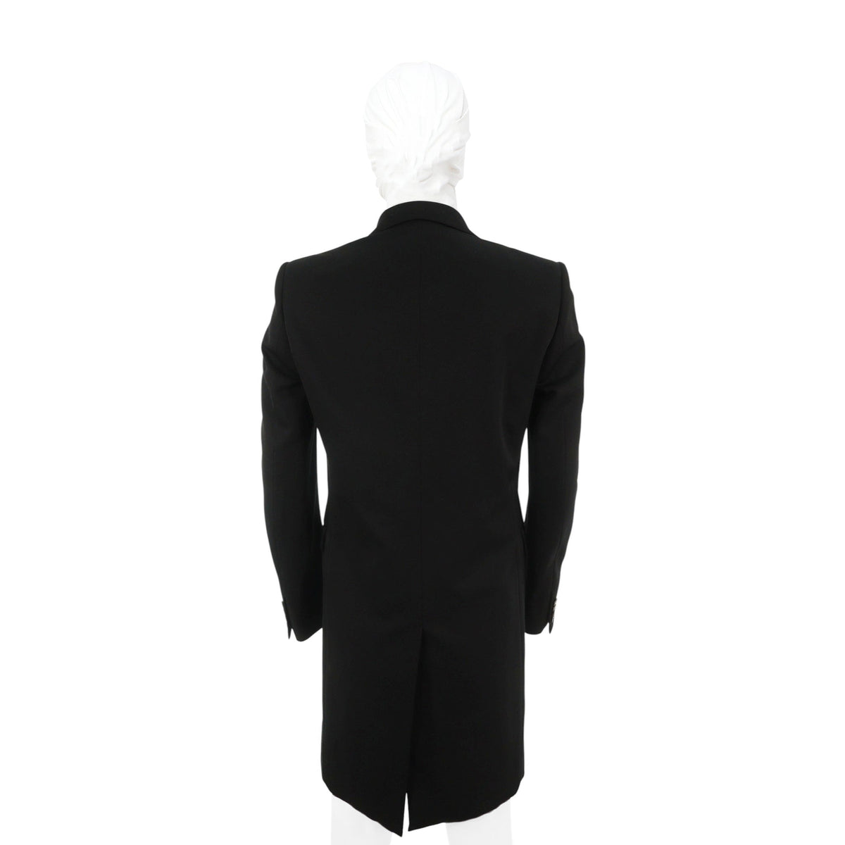 NUMBER (N)INE 2004 A/W Black Wool Silk Coat Size 2