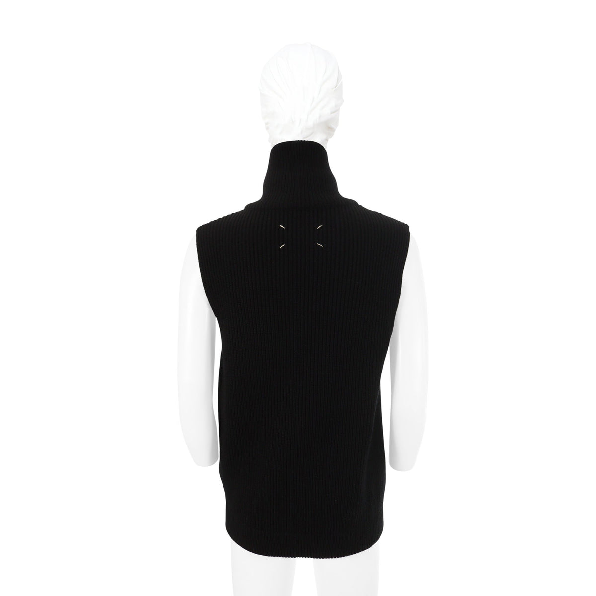 Maison Martin Margiela ⑩ Wool Vest Black Size L