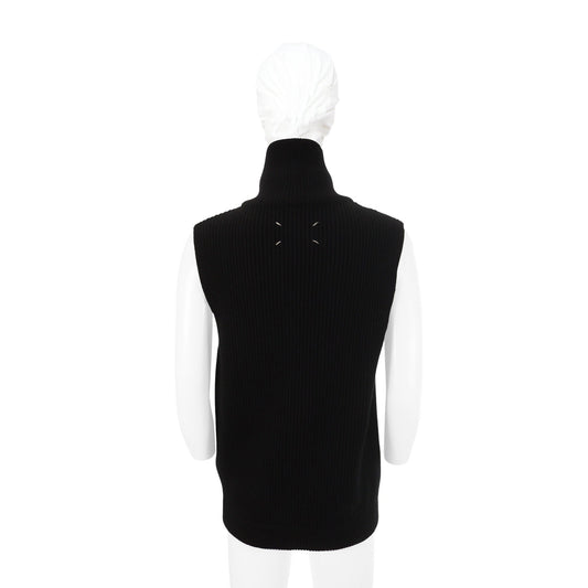 Maison Martin Margiela ⑩ Wool Vest Black Size L