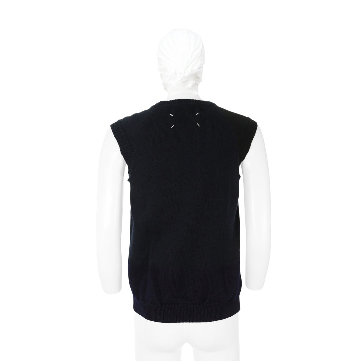 Maison Martin Margiela 2000 S/S Dark Navy Cotton Wool Vest