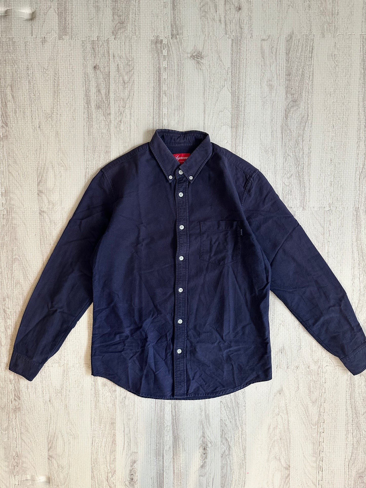 Supreme - Supreme Button Shirts Navy Size S
