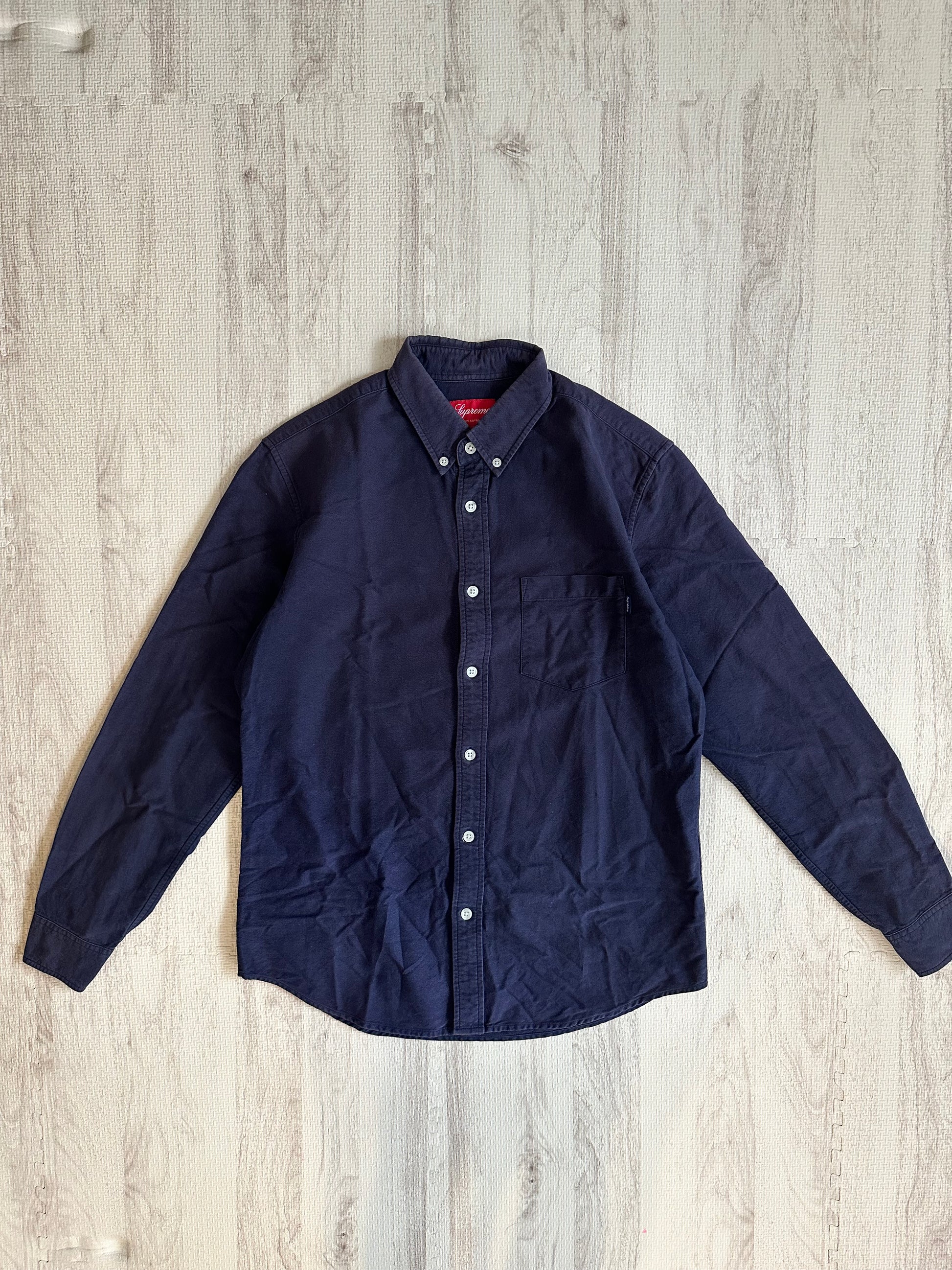 Supreme - Supreme Button Shirts Navy Size S