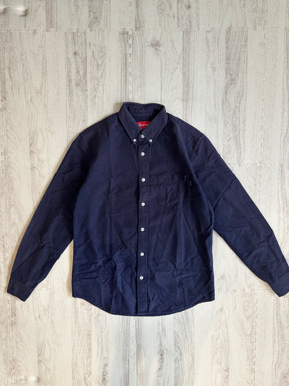 Vintage Supreme Tops - Supreme Button Shirts Navy Size S - Authentic Archive