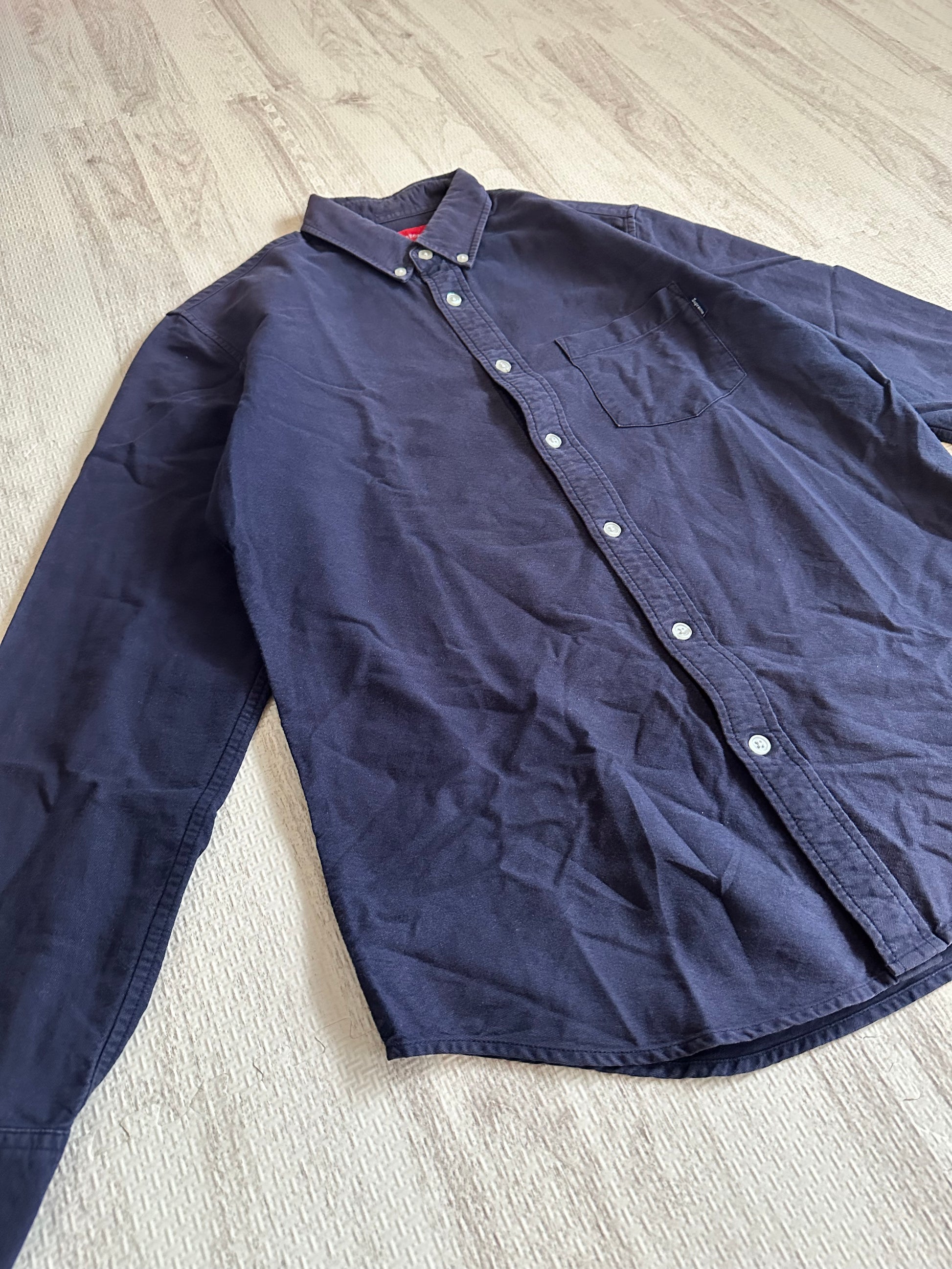 Supreme - Supreme Button Shirts Navy Size S