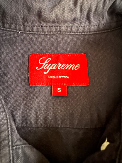 Vintage Supreme Tops - Supreme Button Shirts Navy Size S - Authentic Archive