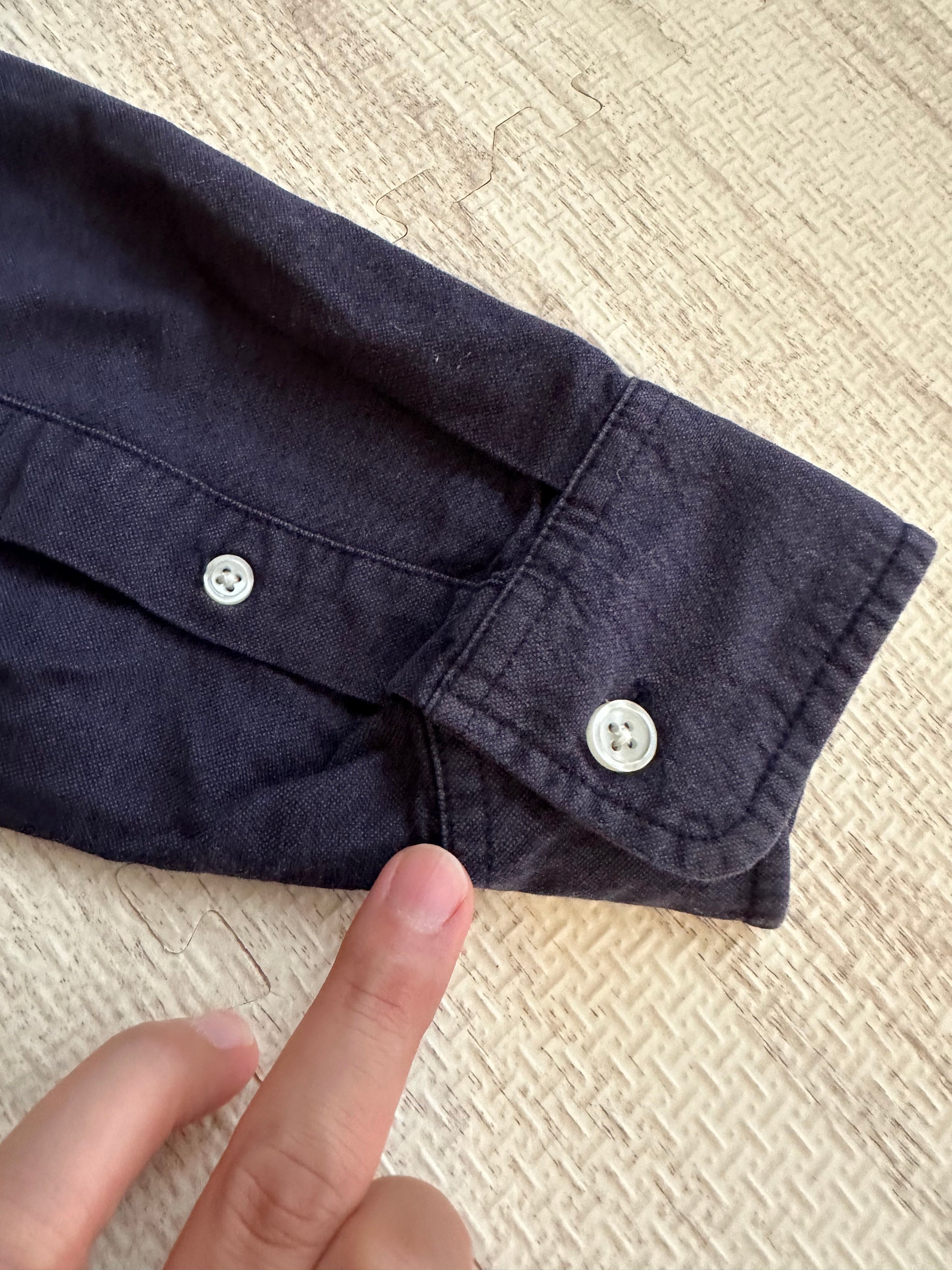 Supreme - Supreme Button Shirts Navy Size S