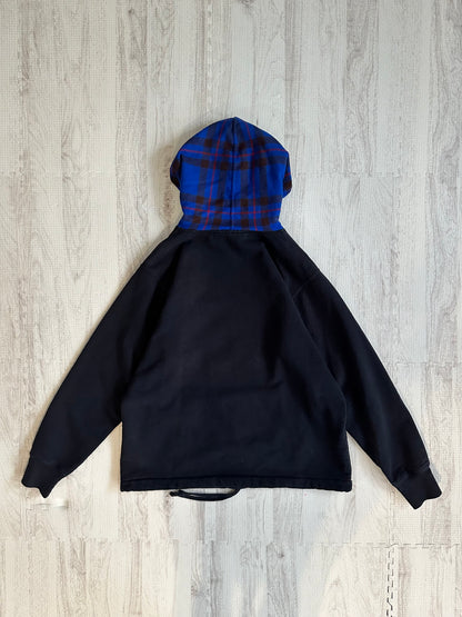 Vintage Supreme Tops - Supreme x COMME des GARCONS 15AW Logo Print Hoodie Black S - Authentic Archive