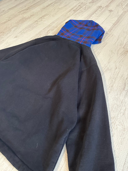 Vintage Supreme Tops - Supreme x COMME des GARCONS 15AW Logo Print Hoodie Black S - Authentic Archive