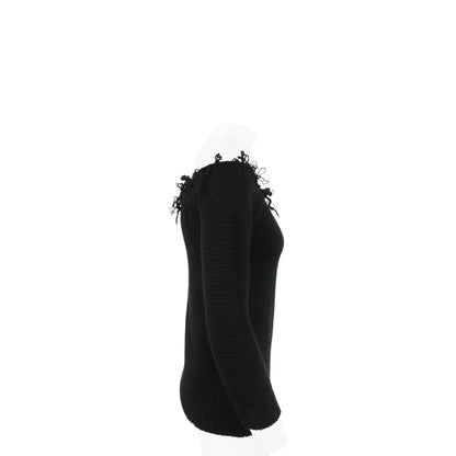 Maison Martin Margiela 2001 A/W Black Wool Sweater Size S