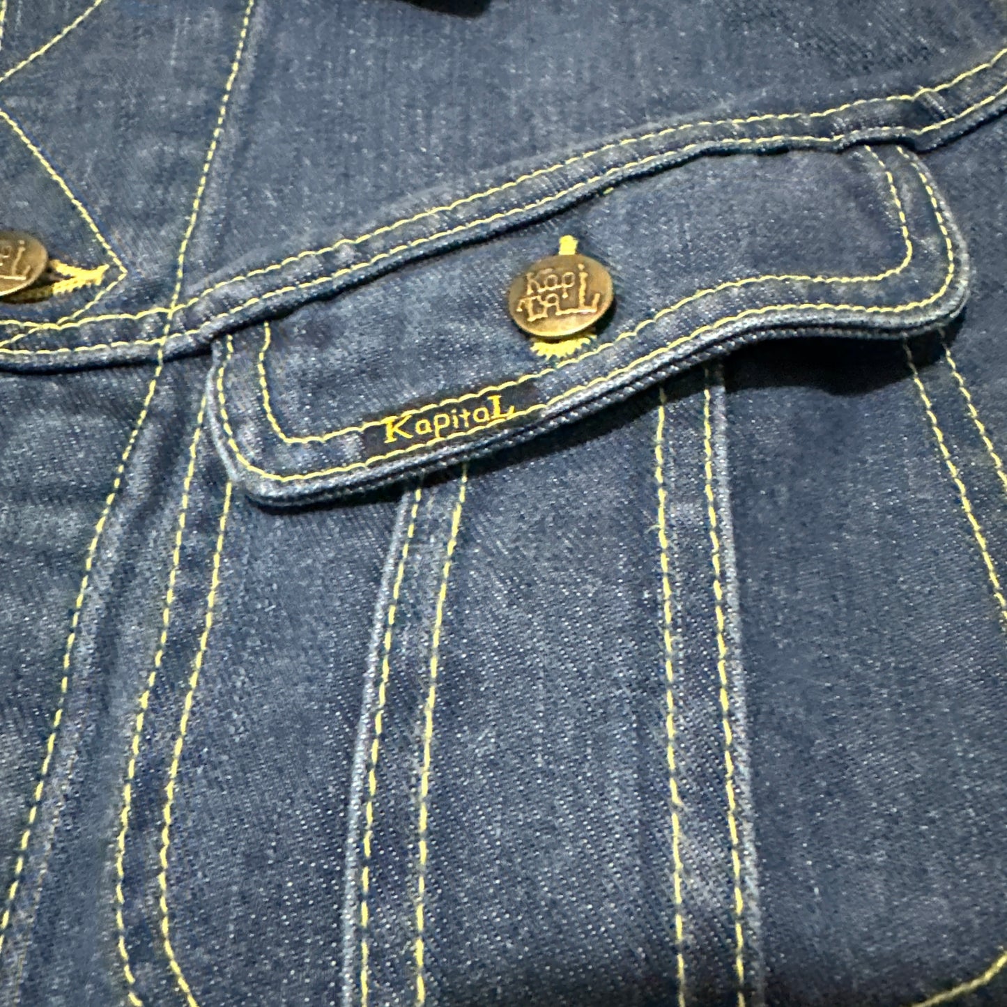 Kapital - Kapital Smiley Denim Jacket 42
