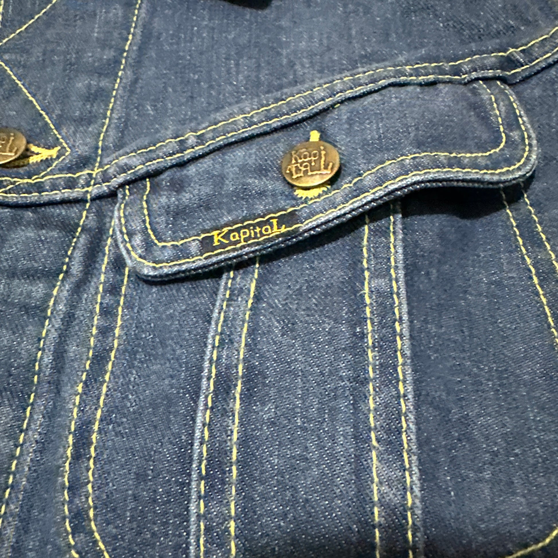 Kapital - Kapital Smiley Denim Jacket 42