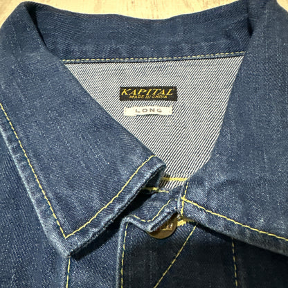 Vintage Kapital Outwear - Kapital Smiley Denim Jacket 42 - Authentic Archive
