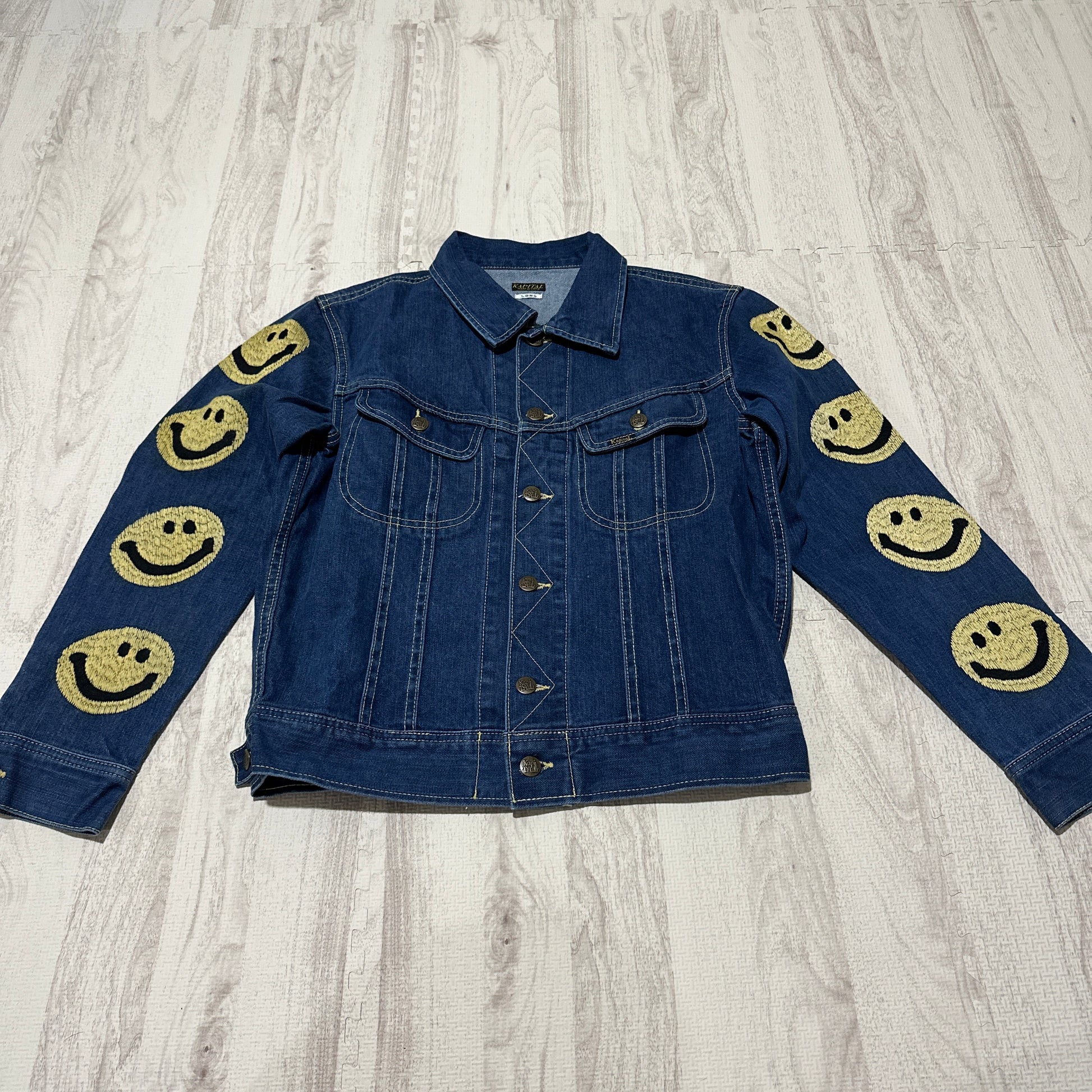 Kapital - Kapital Smiley Denim Jacket 42