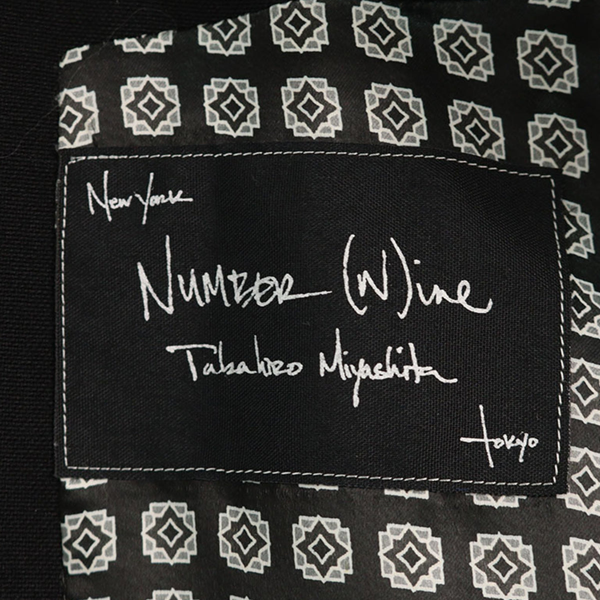 NUMBER (N)INE 2004 S/S Black Jacket