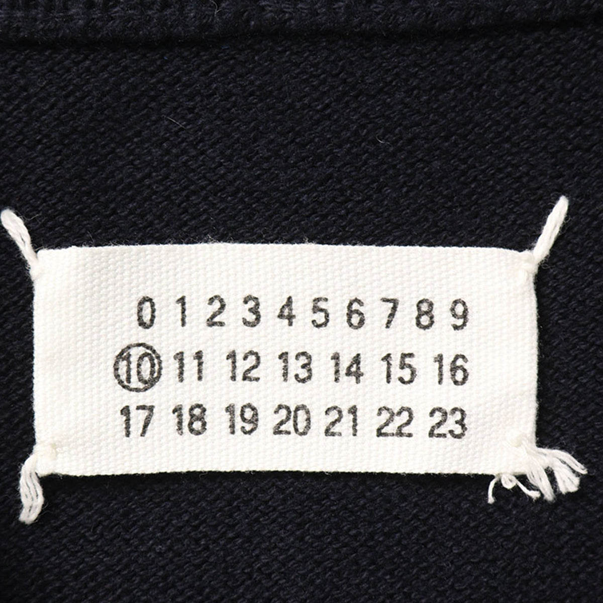 Maison Martin Margiela 2000 S/S Dark Navy Cotton Wool Vest