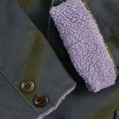 UNDERCOVER 2001 A/W Cotton Blend Coat Olive/Purple Size S