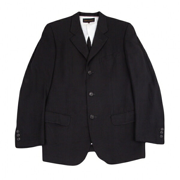 COMME des GARCONS Rayon 3-Button Jacket Black Size M