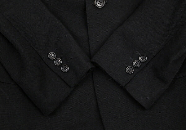 COMME des GARCONS Rayon 3-Button Jacket Black Size M