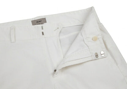 HELMUT LANG Hem Zip Stretch Pants White