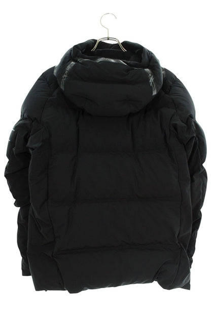 DIOR Logo Tape Half-Zip Pullover Down Jacket Black Size XS