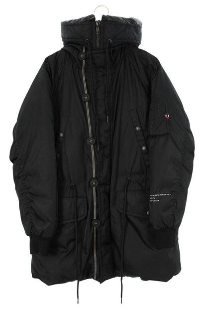 fragment design Moncler Back Print Down Jacket Black Size 1