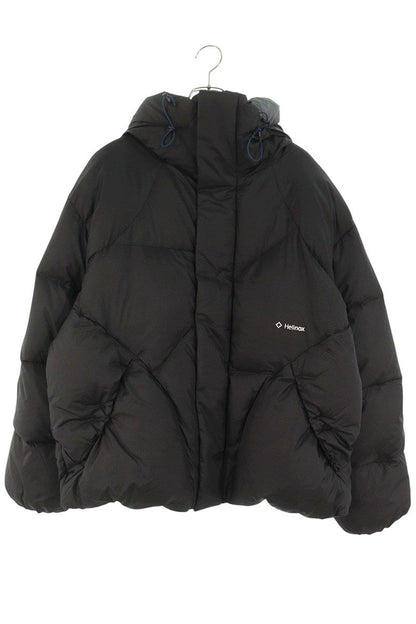 Helinox Logo Embroidered Down Jacket Black Size XL