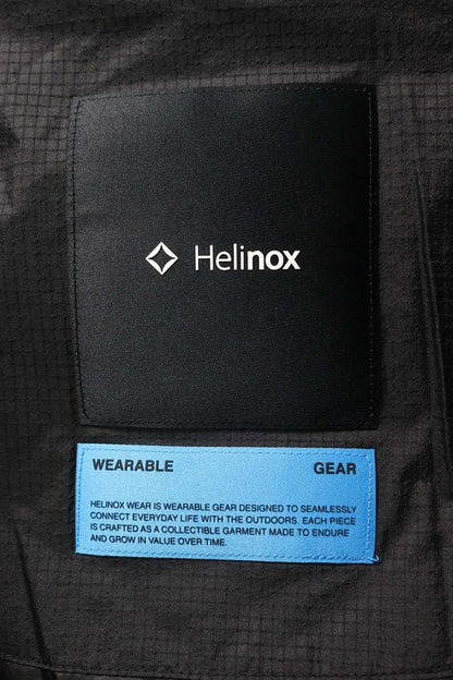 Helinox Logo Embroidered Down Jacket Black Size XL