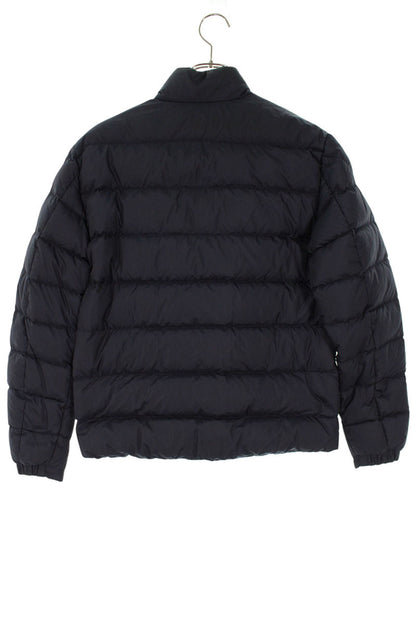 MONCLER Logo Patch Nylon Down Jacket Navy Size 0
