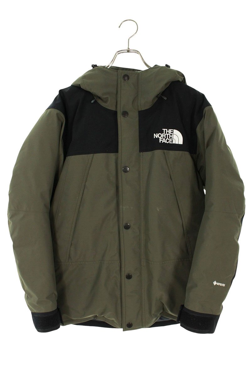 The North Face MOUNTAIN DOWN JACKET Green x Black Size S