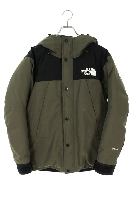 The North Face MOUNTAIN DOWN JACKET Green x Black Size S
