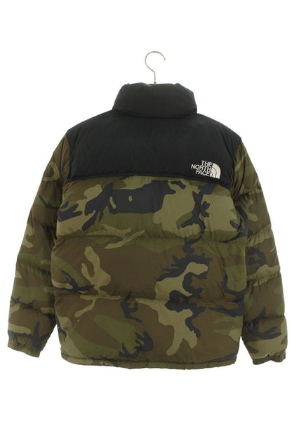 The North Face Camo Down Jacket Green x Black Size L