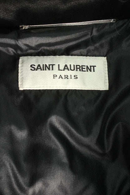 SAINT LAURENT PARIS Packable Hood Nylon Down Black Size L