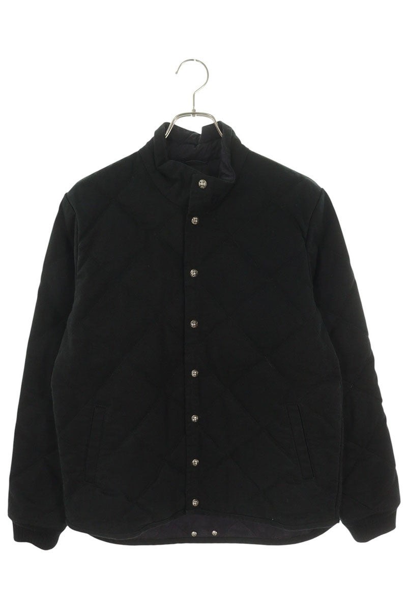 Chrome Hearts TEENAGE KICKS Denim Quilted Down Jacket Size M