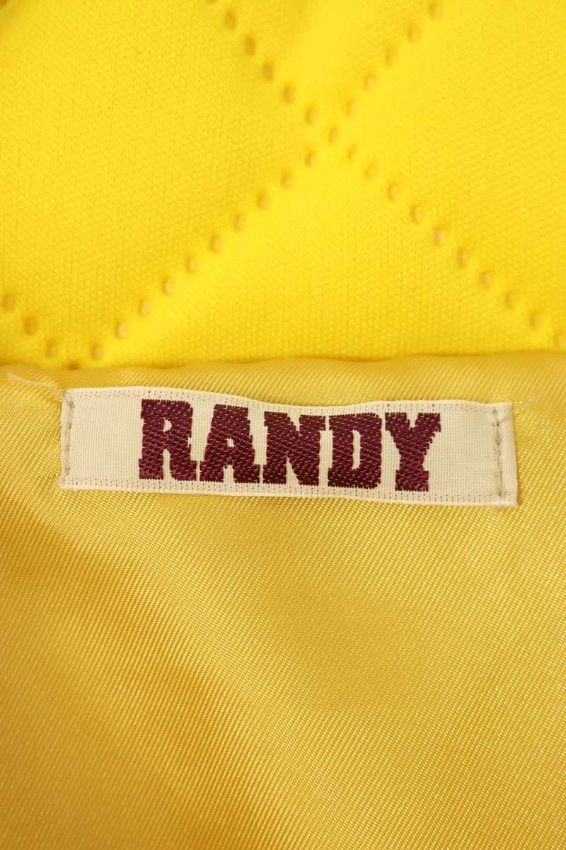 RANDY Hooded Down Jacket Yellow Size 2
